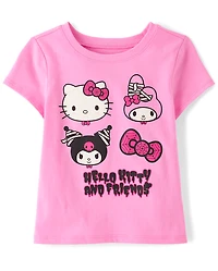 Toddler Girls Hello Kitty® And Friends Glow Halloween Graphic Tee