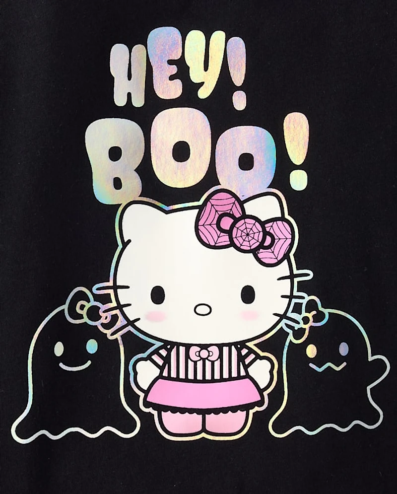 Toddler Girls Hello Kitty® Holographic Halloween Graphic Tee
