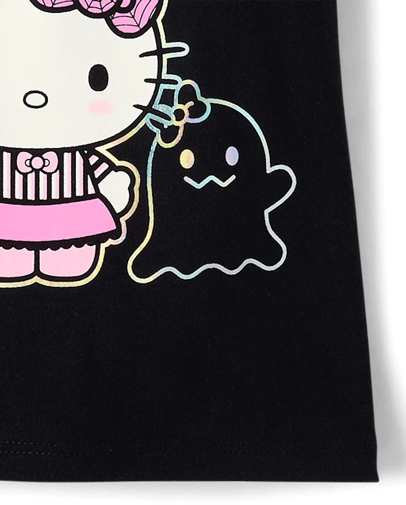 Toddler Girls Hello Kitty® Holographic Halloween Graphic Tee