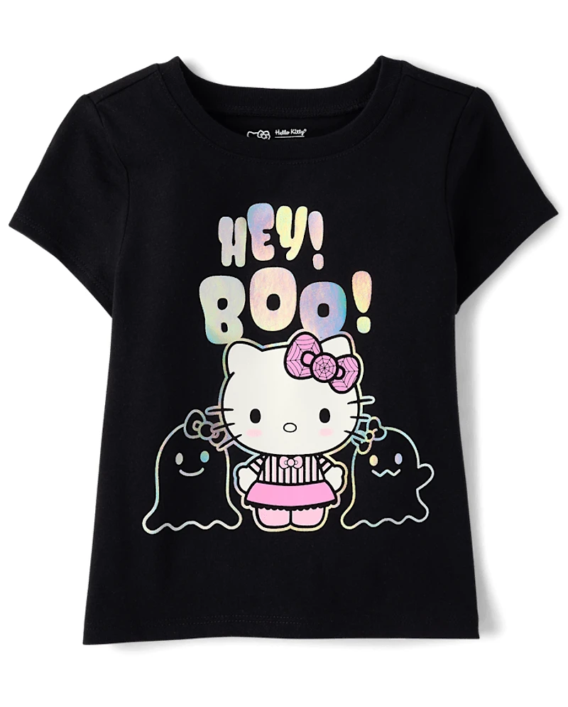 Toddler Girls Hello Kitty® Holographic Halloween Graphic Tee