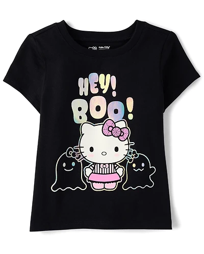 Toddler Girls Hello Kitty® Holographic Halloween Graphic Tee
