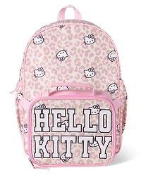 Girls Hello Kitty® Leopard Backpack 2-Piece Set