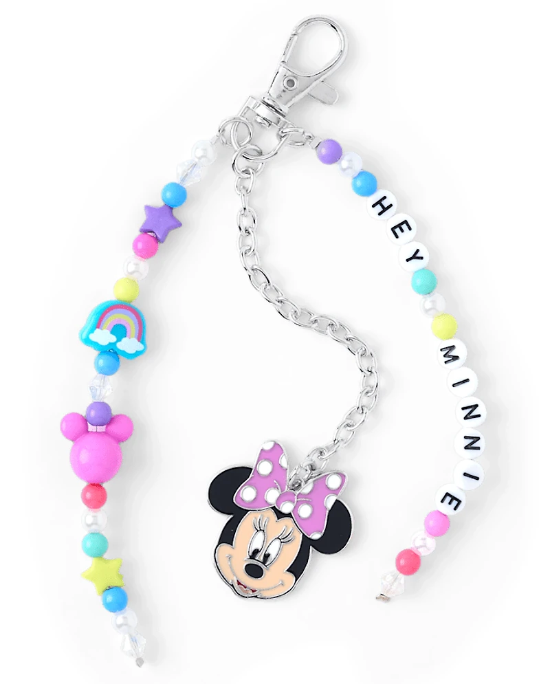 Girls Minnie Mouse™ Beaded Keychain