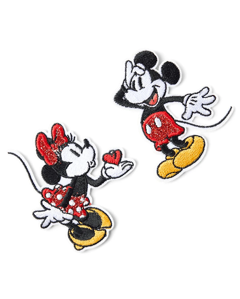 Girls Minnie Mouse™ Embroidered Patch 2-Pack
