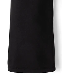 Girls Embellished Premium Fleece Wide Leg Sweatpants