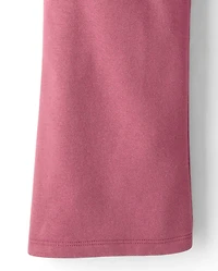 Girls Embellished Premium Fleece Wide Leg Sweatpants