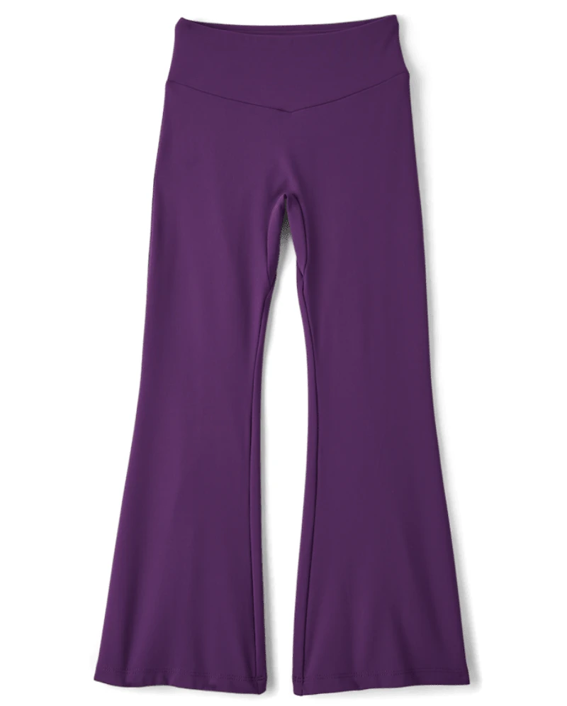 Girls Quick Dry Flare Leggings