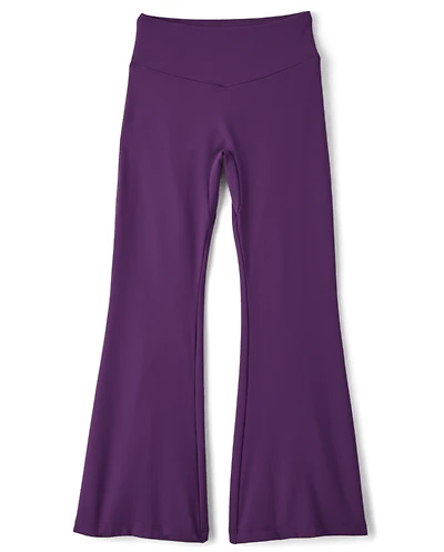 Girls Quick Dry Flare Leggings