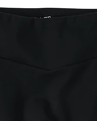 Girls Quick Dry V-Waist Flare Leggings