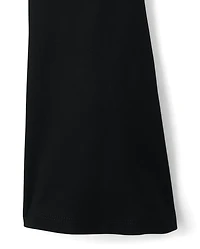 Girls Quick Dry V-Waist Flare Leggings