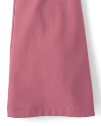 Girls Quick Dry V-Waist Flare Leggings