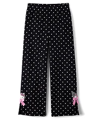 Girls Hello Kitty® And Friends Print Premium Fleece Wide Leg Sweatpants