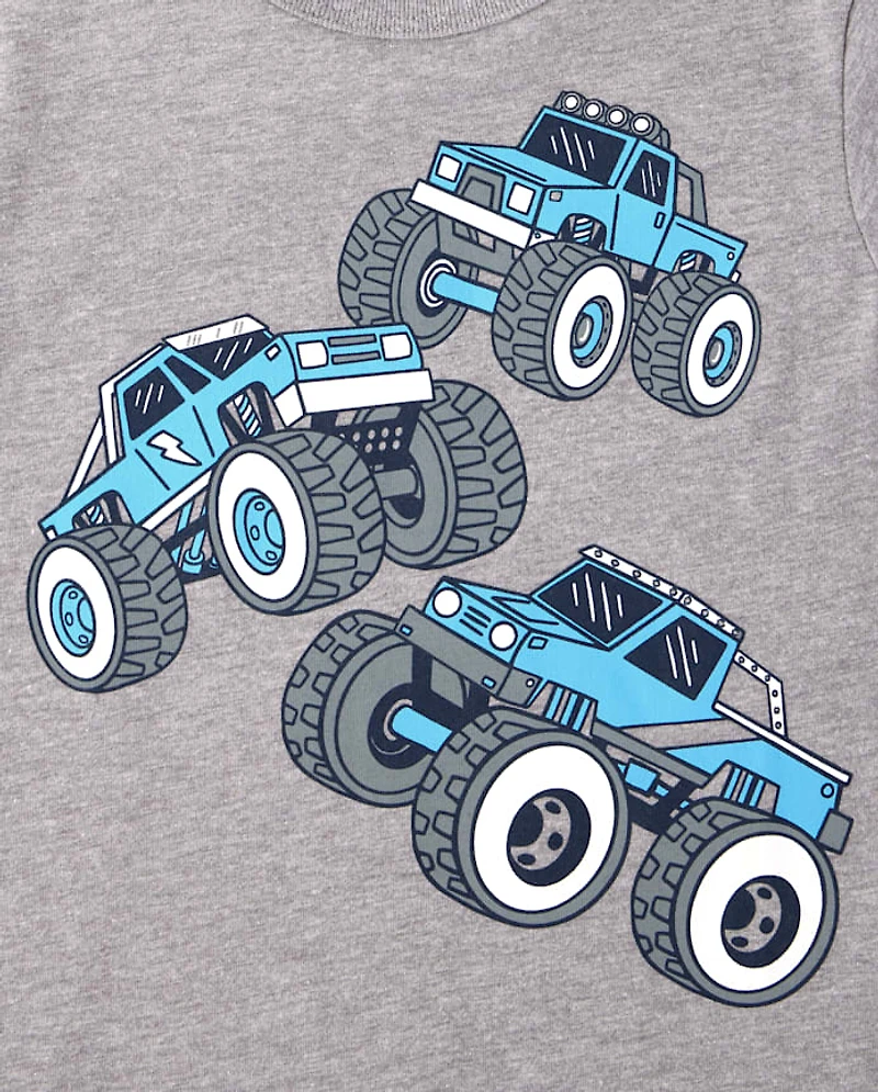 Baby And Toddler Boys Vehicle Graphic Tee 3-Pack