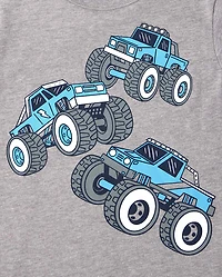 Baby And Toddler Boys Vehicle Graphic Tee 3-Pack