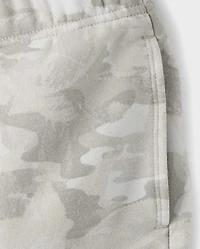 Boys Camo Premium Fleece Jogger Pants