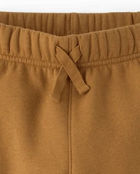 Boys Premium Fleece Cargo Jogger Pants