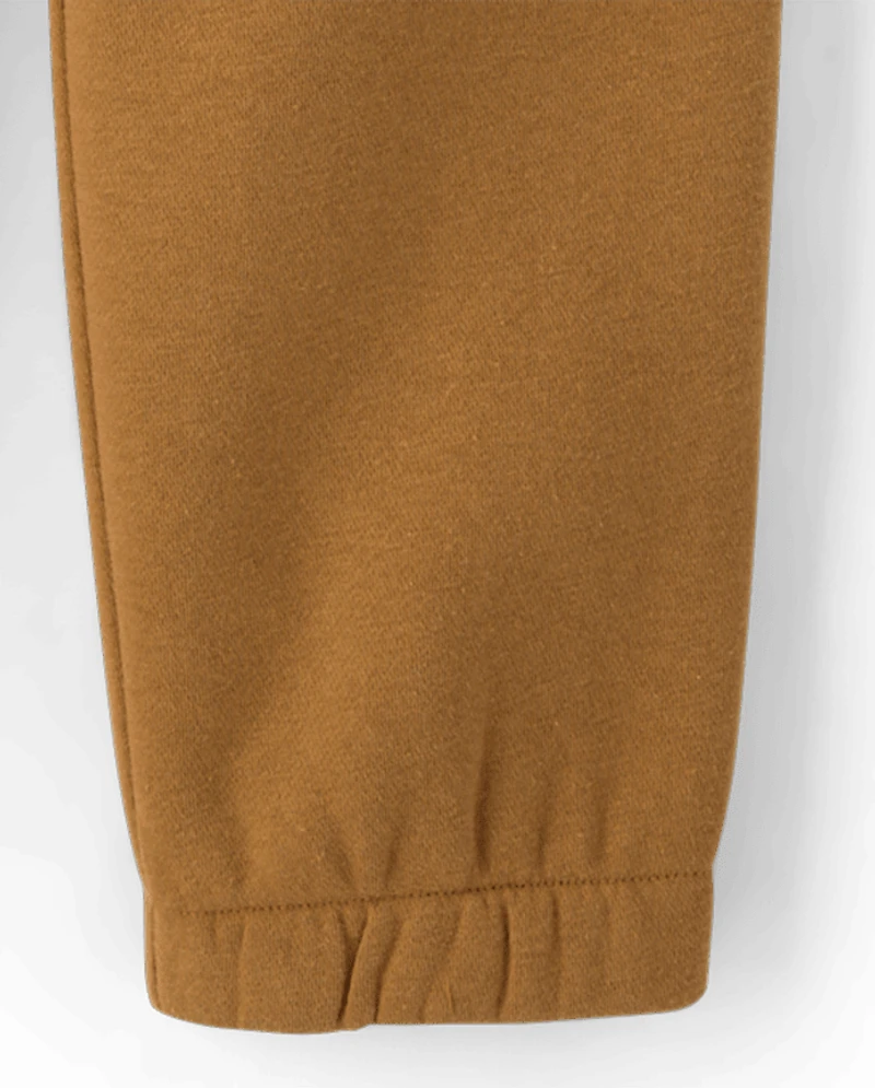 Boys Premium Fleece Cargo Jogger Pants