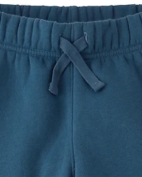 Boys Premium Fleece Cargo Jogger Pants