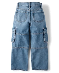 Boys Baggy Cargo Jeans