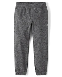 Boys Marled Cozy Active Jogger Pants