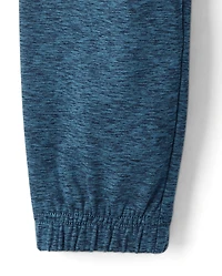 Boys Marled Cozy Active Jogger Pants