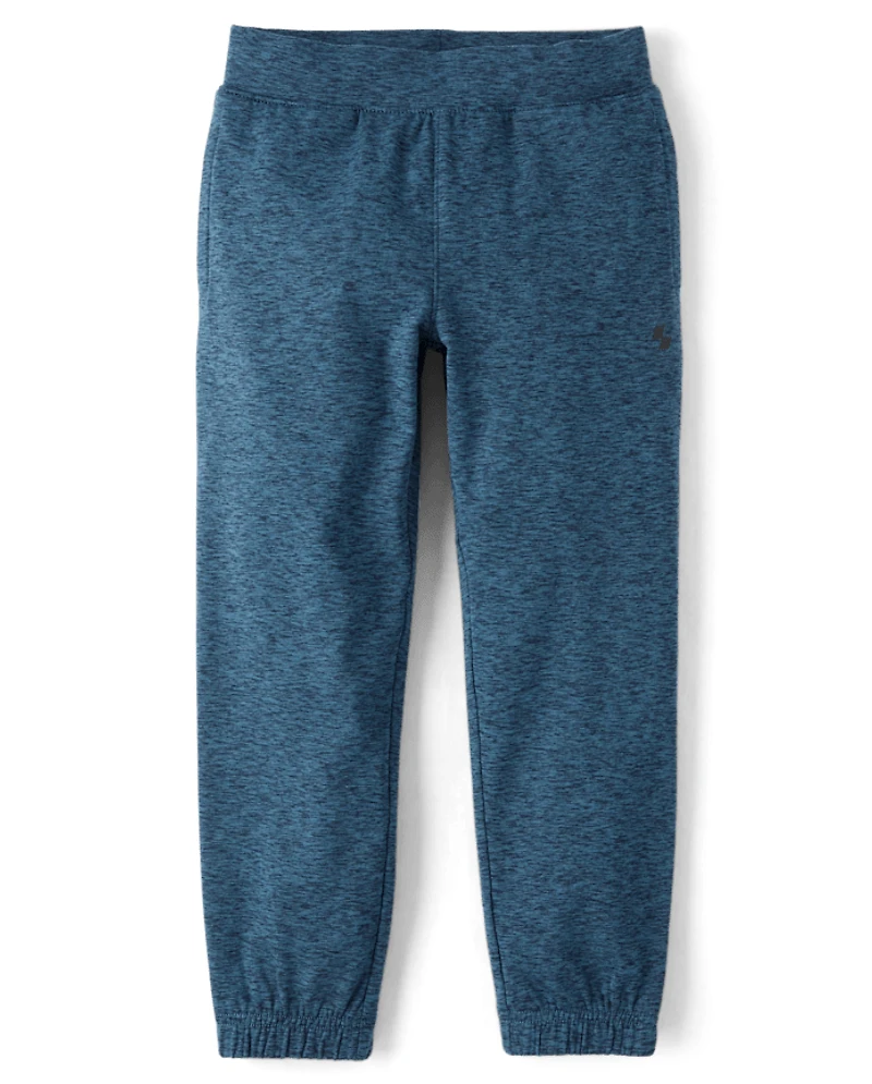Boys Marled Cozy Active Jogger Pants