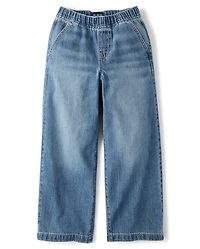 Boys Super Baggy Pull On Jeans