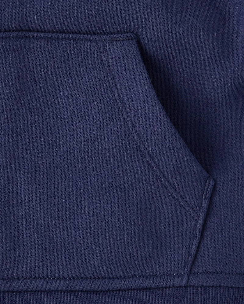 Boys Varsity Premium Fleece Zip Up Hoodie
