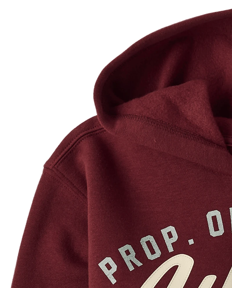 Boys Varsity Premium Fleece Zip Up Hoodie