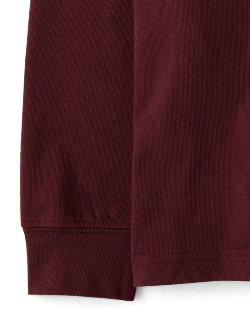 Boys Colorblock Rugby Polo
