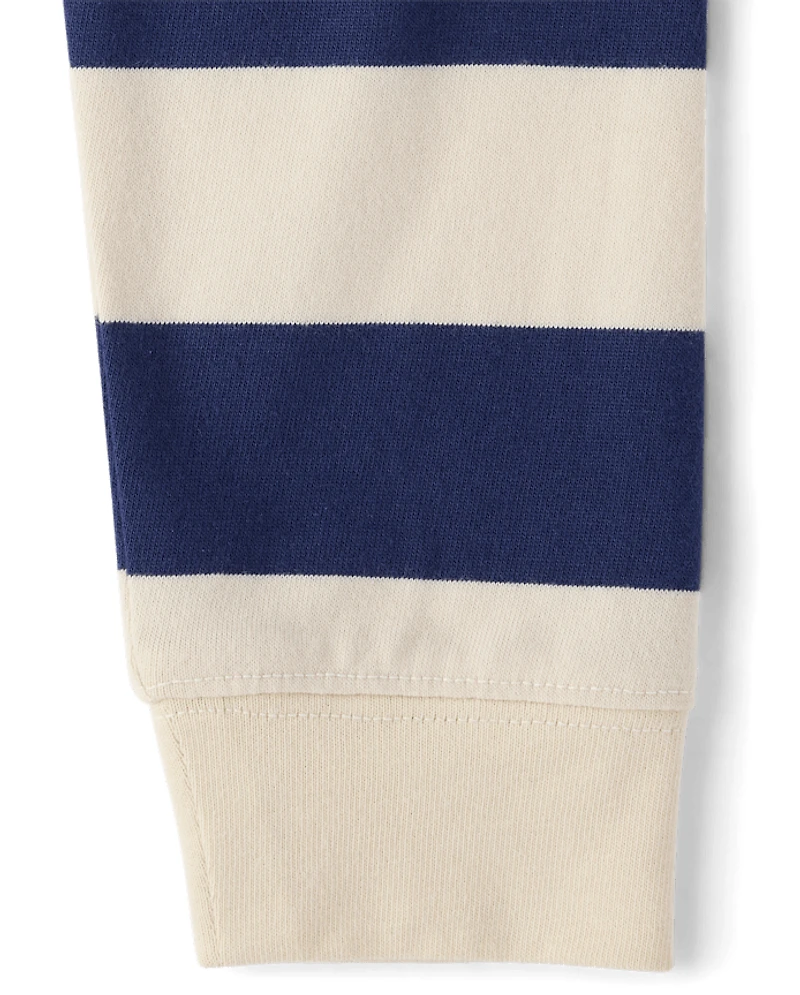 Polo de rugby rayé pour garçons
