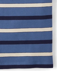 Boys Striped Soft Pique Polo