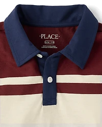 Boys Colorblock Soft Jersey Polo