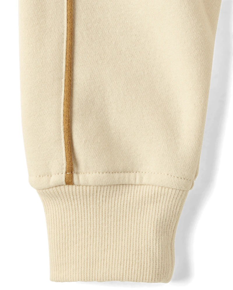 Boys Side Stripe Premium Fleece Hoodie