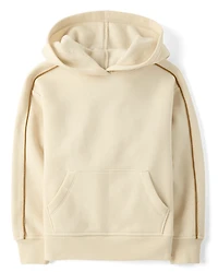 Boys Side Stripe Premium Fleece Hoodie