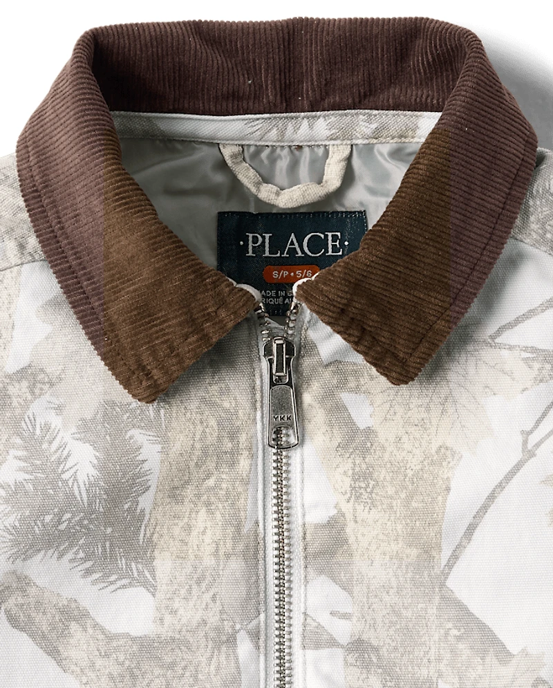 Boys Camo Jacket