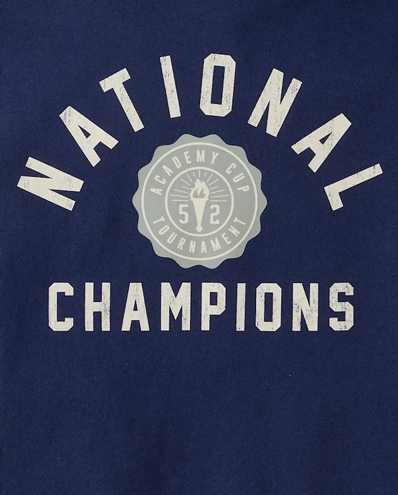 Boys Varsity Hooded Top