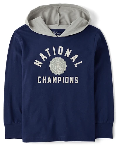 Boys Varsity Hooded Top