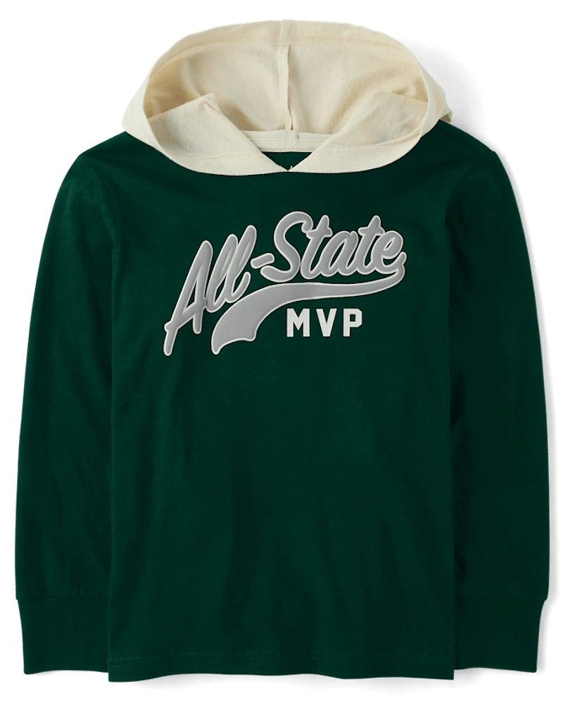 Boys Varsity Hooded Top