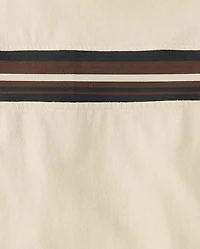 Boys Striped Sueded Top