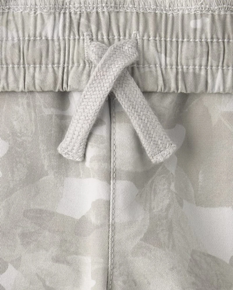 Boys Camo Baggy Pull On Pants