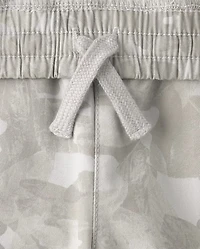 Boys Camo Baggy Pull On Pants