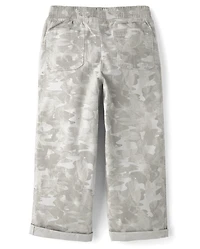 Boys Camo Baggy Pull On Pants
