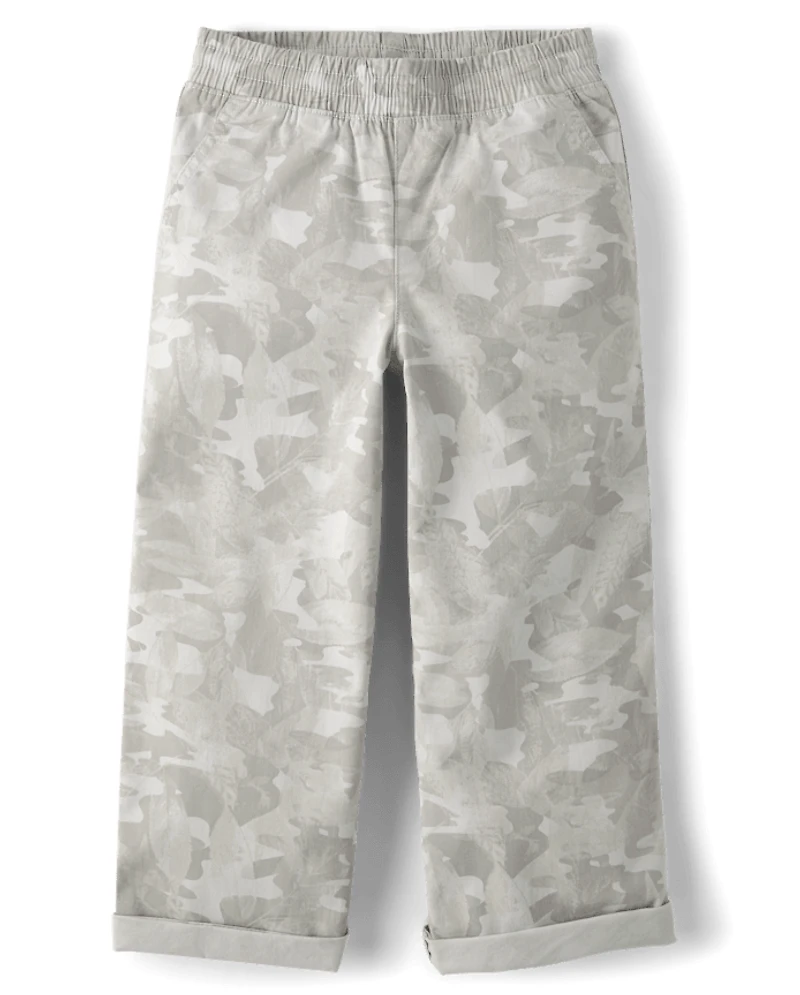 Boys Camo Baggy Pull On Pants