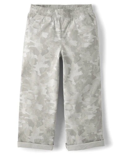 Boys Camo Baggy Pull On Pants