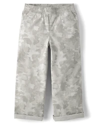 Boys Camo Baggy Pull On Pants