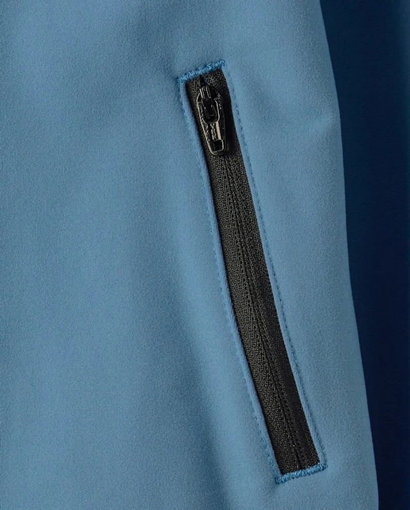 Boys Cozy Tech Zip Up Hoodie