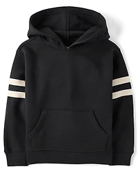 Boys Varsity Stripe Premium Fleece Hoodie