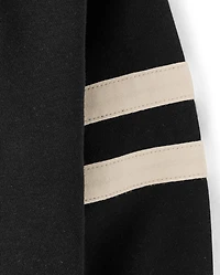 Boys Varsity Stripe Premium Fleece Hoodie