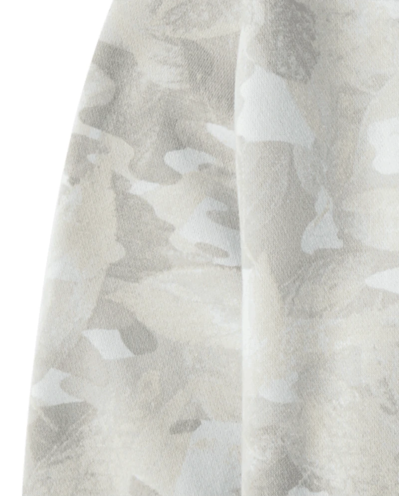 Boys Camo Premium Fleece Hoodie
